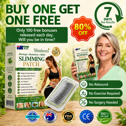 Slimluxes® Berberine 10-in-1 nano Microneedle Patch with Science-Backed Formula