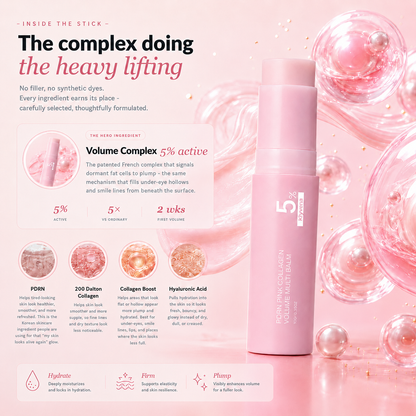 🔥 TODAY’S KLYVENA GLOW DEAL Klyvena Korean Pink Collagen Volume Multi Balm