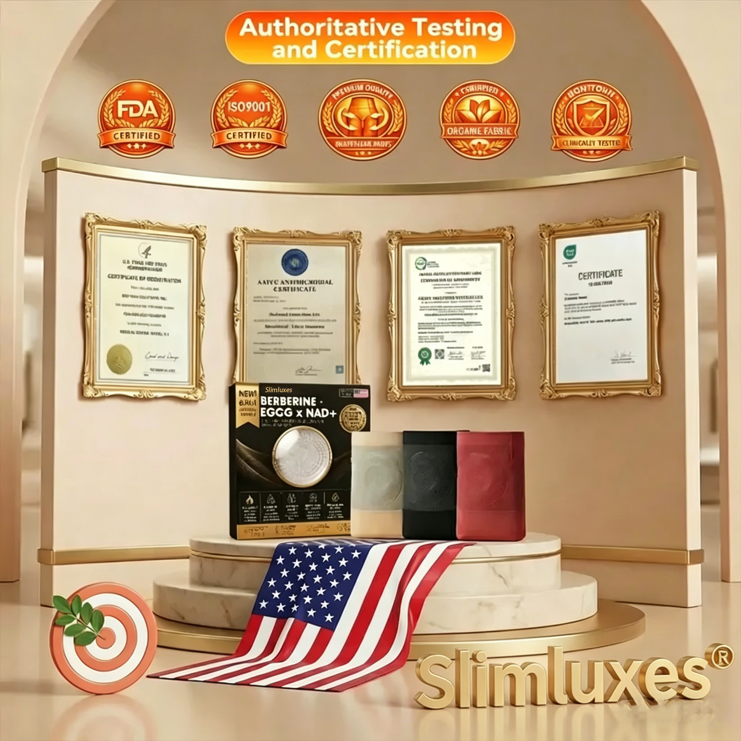 🔥2026 NEW RELEASE Slimluxes Berberine · EGCG × NAD+ 6-in-1 Micro-Particle Sculpting Shorts | High-Waist Slimming & Body Shaping Shorts ✨