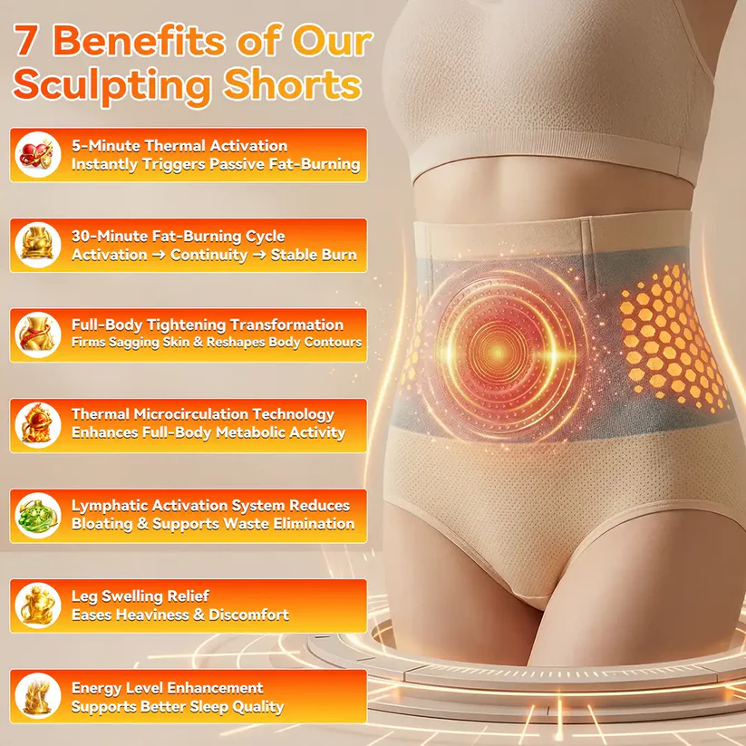 🔥2026 NEW RELEASE Slimluxes Berberine · EGCG × NAD+ 6-in-1 Micro-Particle Sculpting Shorts | High-Waist Slimming & Body Shaping Shorts ✨